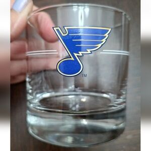 St Louis Blues Jack Daniels Whiskey Rock Glass For Bar 8 Oz (Several Available)